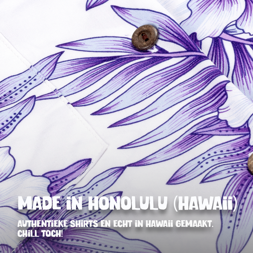 Maui Lavendel – Hawaii shirt voor heren, foto 4