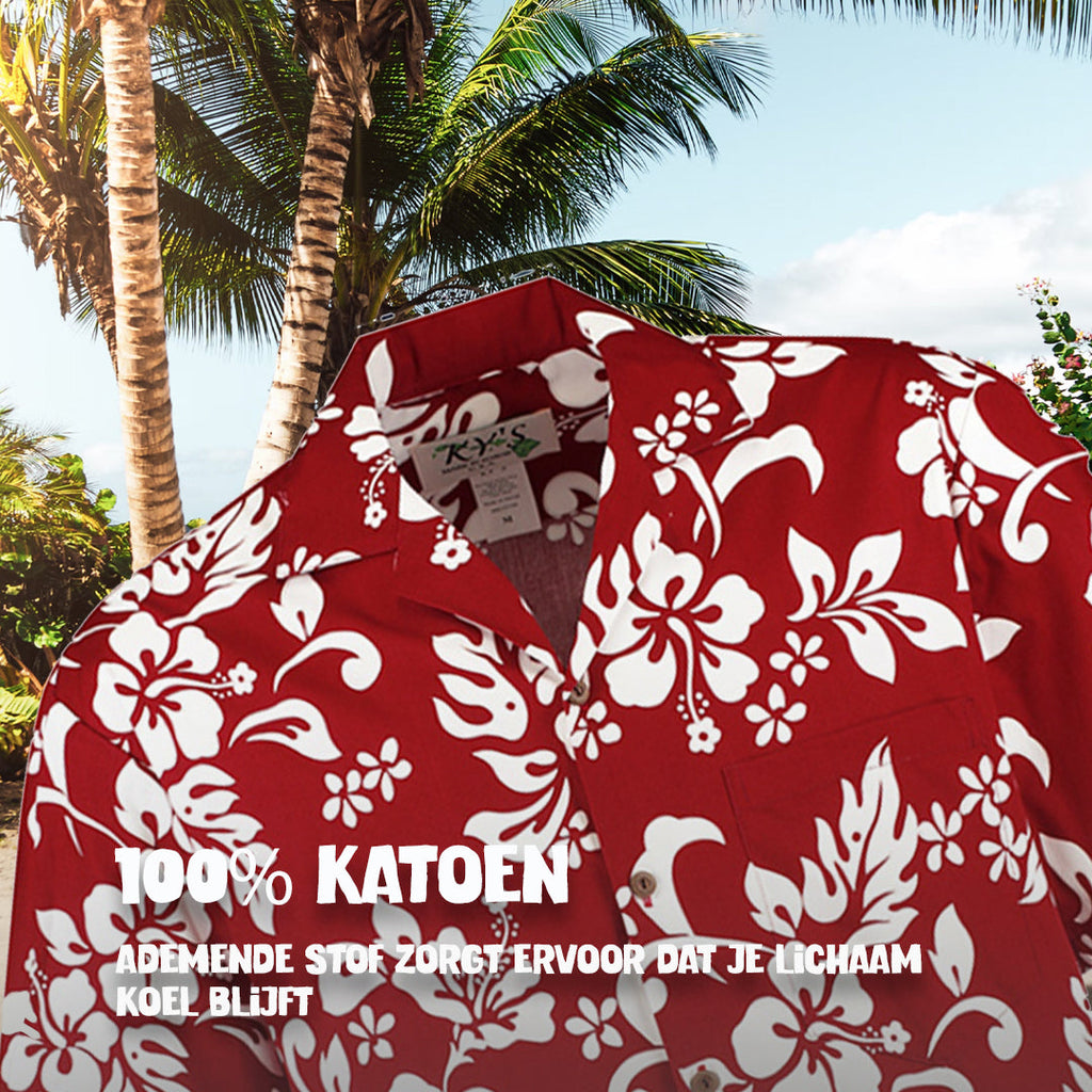 Hawaii Bloemen Rood