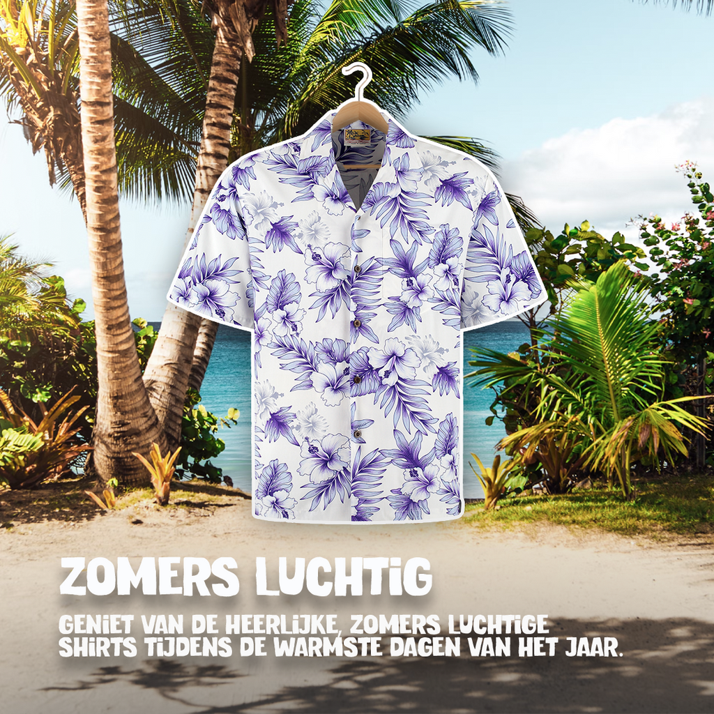 Maui Lavendel – Hawaii shirt voor heren, foto 7