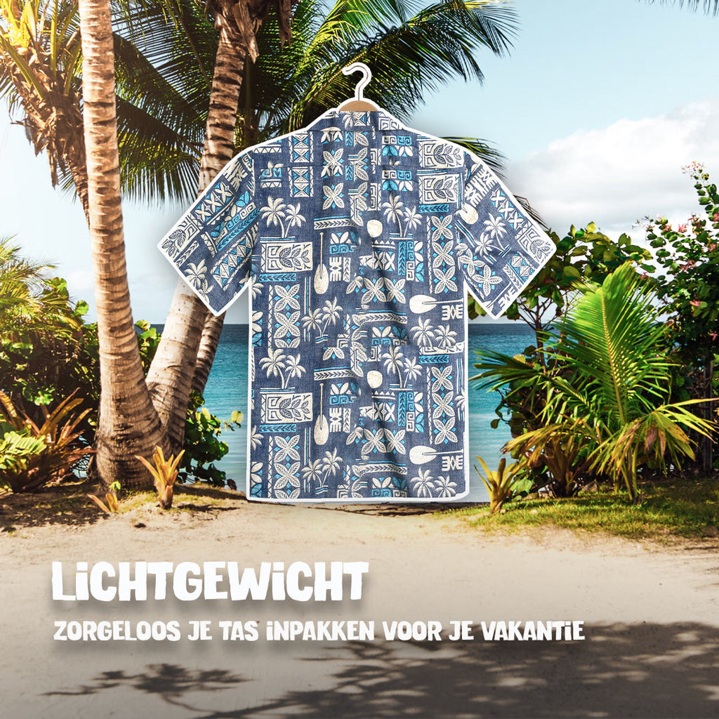 Tapa Blauw – Hawaii shirt voor heren, foto 7