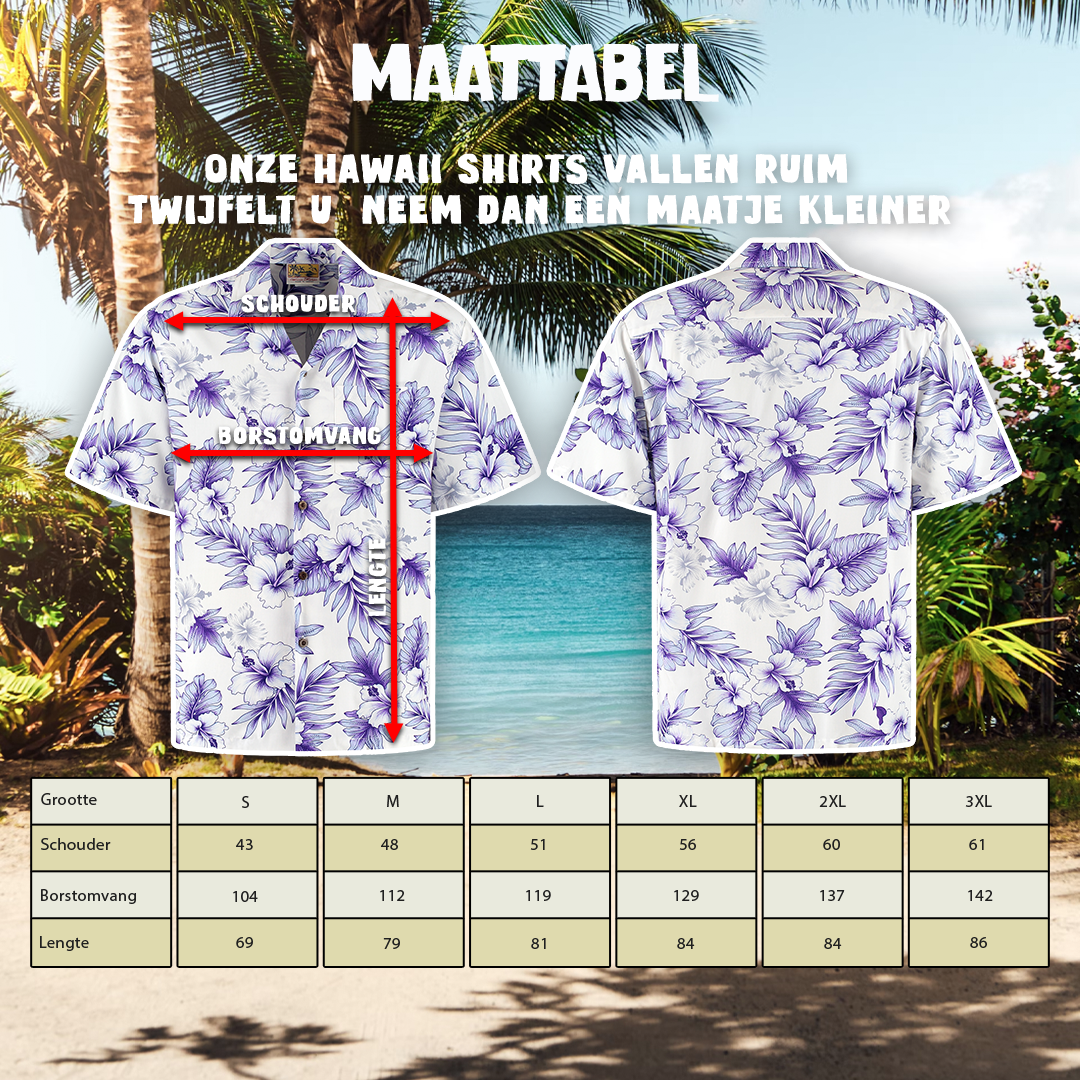 Maui Lavendel – Hawaii shirt voor heren, foto 8